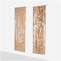 Space curtains, pair, 1975