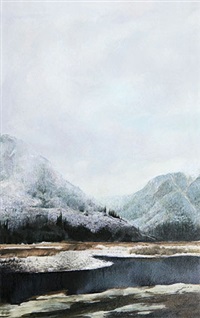 晨 布面油画, 2014