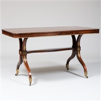 Regency Gilt-Metal-Mounted Rosewood Library... Regency Gilt-Metal-Mounted Rosewood Library...
