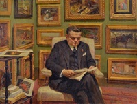 Ritratto di uomo nello studio, 1929