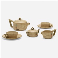 Constructivist tea set, 1930