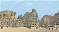 Der Albertinaplatz mit dem Philipphof