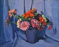 Zinnias, 1966