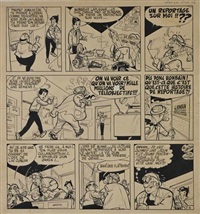 Luc Junior et les bijoux volés, planche 2. Luc Junior et les bijoux volés, planche 2.