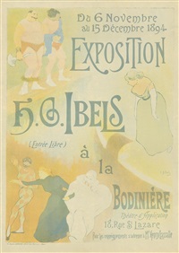 Exposition H. G. Ibels à la Bodinière. 1894, 1894 Exposition H. G. Ibels à la Bodinière. 1894, 1894