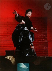 Vierge noire au pied ailé, dite la porteuse..., 1984