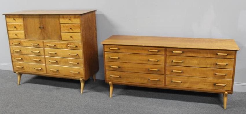 Midcentury Renzo Rituli John Stuart Dressers By John Stuart On Artnet