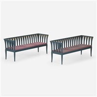 Blue Sofa, pair, 1929