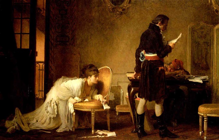 An appeal for mercy, 1793 by Marcus Stone an appeal for mercy, 1793 by marcus stone