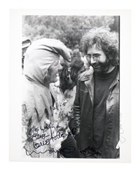 Jerry Garcia / Wavy Gravy Autographed Vintage... Jerry Garcia / Wavy Gravy Autographed Vintage...