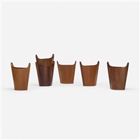 wastepaper baskets, set of six, 1965