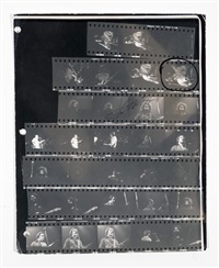 Jerry Garcia Autographed Contact Proof Sheet Jerry Garcia Autographed Contact Proof Sheet