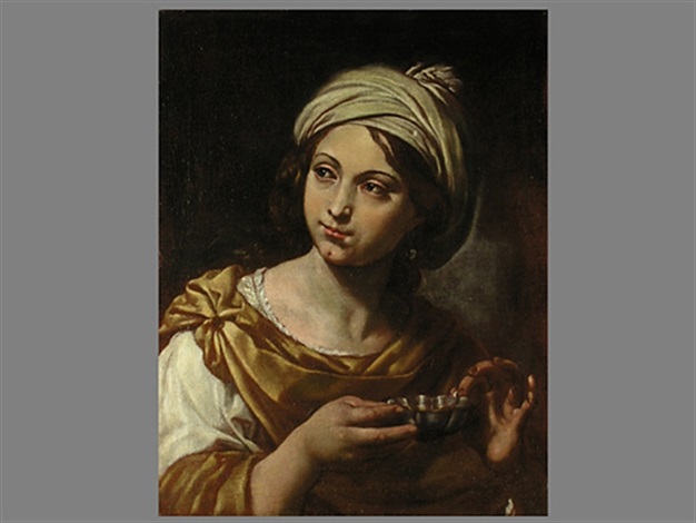 Portrait Einer Jungen Frau Mit Weinprobierschale By Flaminio Torri On Artnet
