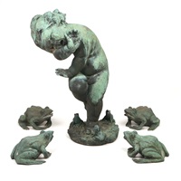 Fountain sculpture comprising a figure of a...