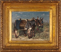 Zwei Lastesel, 1872