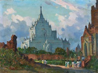 White Temple in Bagan, 1974