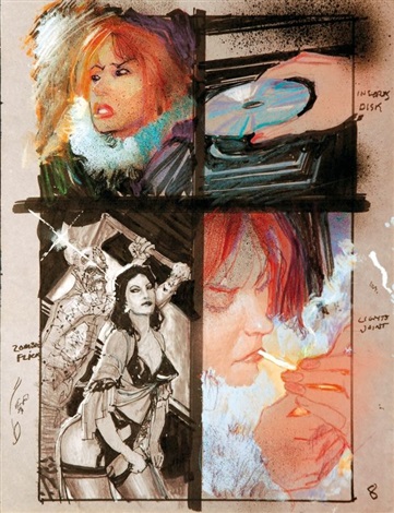 trenta giorni di buio insert disk zombie flick lights joint by