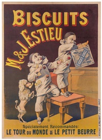Biscuits M. & J. Estieu. Paris: Palyart, ca. , 1890 Biscuits M. & J. Estieu. Paris: Palyart, ca. , 1890