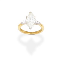 HIRSCH: DIAMOND SINGLE-STONE RING