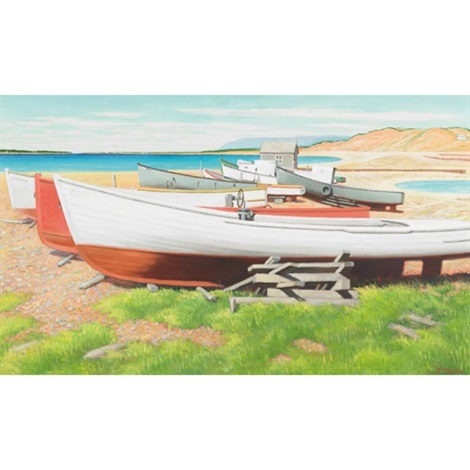 fishing boats on the