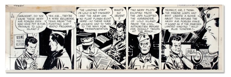 Terry Et Les Pirates From Newspaper New York Daily News By Milton Caniff On Artnet