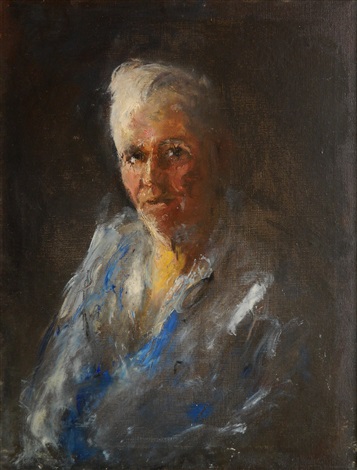 White Haired Man By Glenn Cooper Henshaw On Artnet
