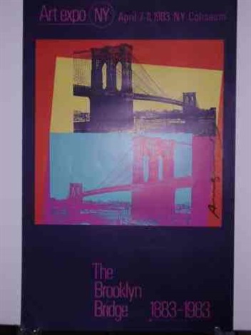 Brooklyn Bridge Poster By Andy Warhol On Artnet