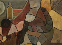 Composition abstraite, 1957