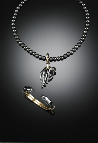 hanging panther pendant