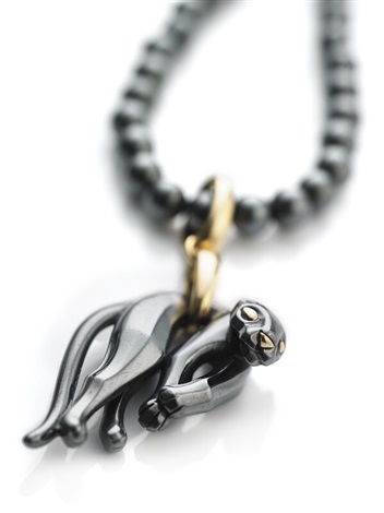 hanging panther pendant