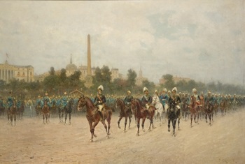 Primera Parada A Alfonso Xiii En Pº Del Prado By Enrique Gomez Martin On Artnet