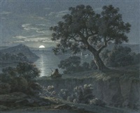 Landschaft im Mondschein, 1820