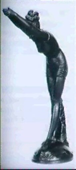 ITALIAN BRONZE FIGURE, 1900
