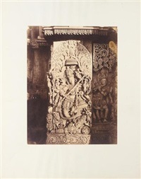 Halebid. Sculptural high-relief of Indian..., 1856 Halebid. Sculptural high-relief of Indian..., 1856