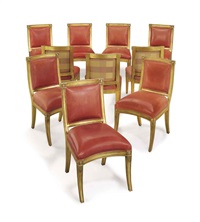 Dining chairs (set of 10)