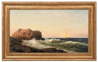 Cliffs of Star Island, Isles of Shoals, New..., 1878 Cliffs of Star Island, Isles of Shoals, New..., 1878