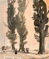 On the way to the fair, 1942