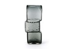 A Large Whitefriars Pewter Glass Drunken Bricklayer Vase By