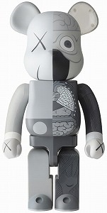 kaws chomper bearbrick 1000