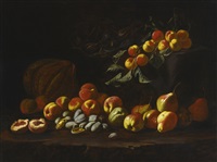 STILL LIFE OF PEACHES, PEARS, QUINCE, FIGS,... STILL LIFE OF PEACHES, PEARS, QUINCE, FIGS,...