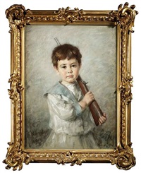 Bildnis eines Jungen im Matrosenanzug. Über..., 1890 Bildnis eines Jungen im Matrosenanzug. Über..., 1890
