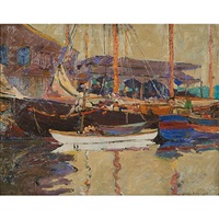 Boats in a Harbor