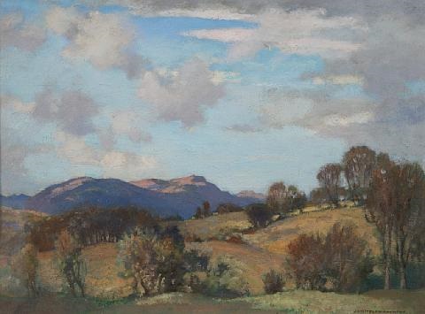 Autumn hillside Argyll by James Whitelaw Hamilton on artnet