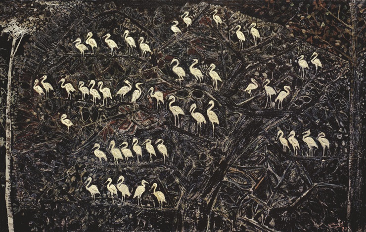 Burung Blekok Herons By Haji Widayat On Artnet