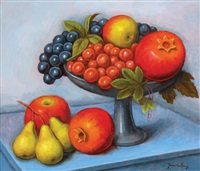 Still life in blue