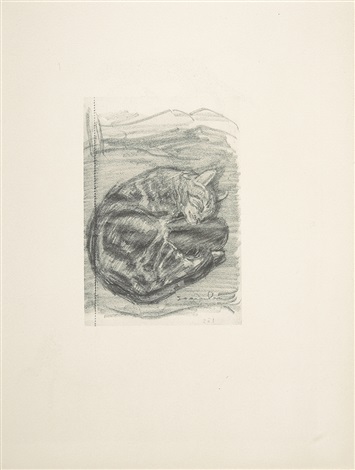 portfolio of cat sketches by théophile alexandre steinlen on artnet