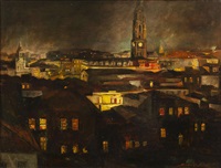 Nocturne, View of Porto City Hall