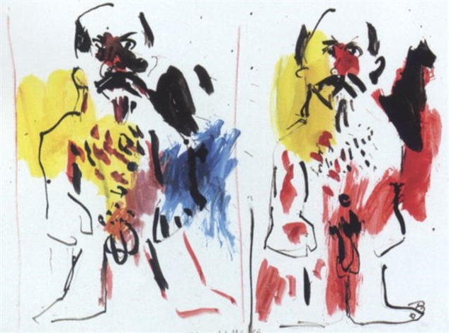 Mann Mit Roter Nase By Otto Muehl On Artnet