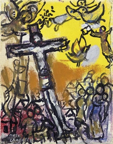 Image result for marc chagall crucifixion paintings