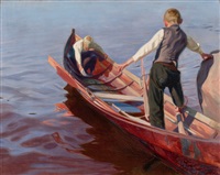 Boat trip, 1910